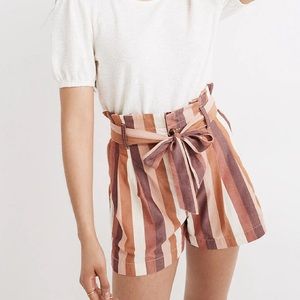 Madewell Paperbag Shorts NWT